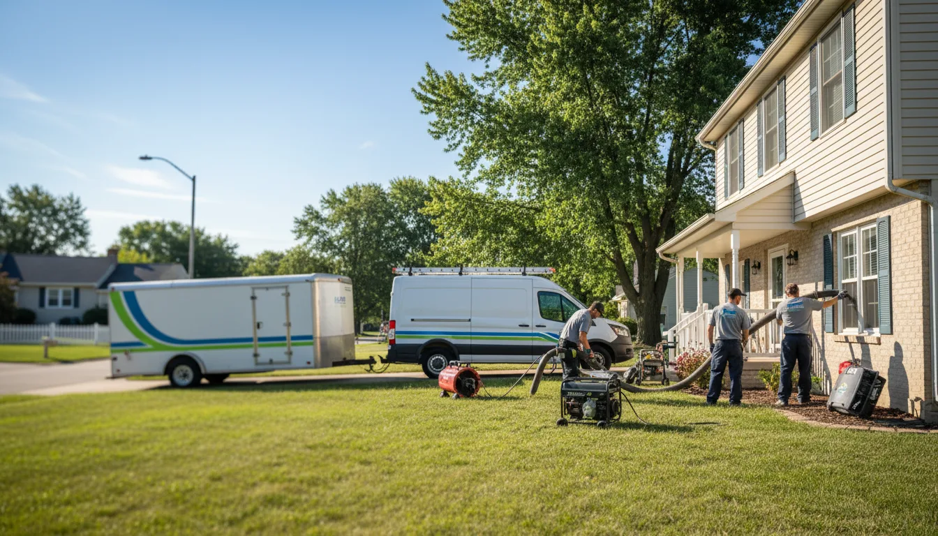 Flooded Basement Restoration And Cleanup With Repair in Westside, IA near me